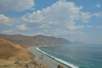 Cloudscape on sea-coast 3