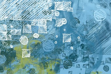 Abstract painting on canvas. Hand made art. Colorful texture. Modern artwork. Strokes of fat paint. Brushstrokes. Contemporary art. Artistic background image.