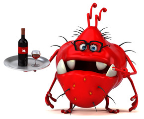 Fun germ - 3D Illustration