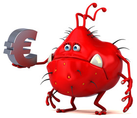 Fun germ - 3D Illustration