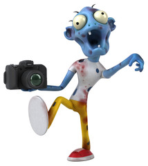 Fun zombie - 3D Illustration