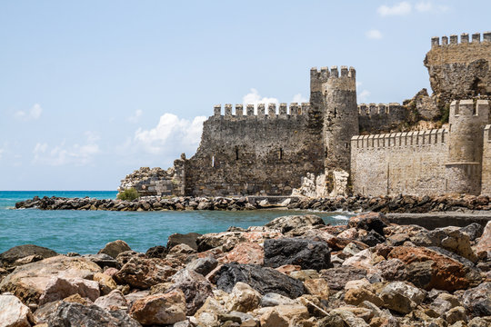 Historical Mamure Castle in Anamur, Mersin, Turkey