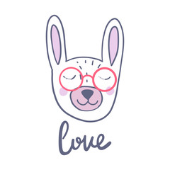 Cute animals. Scandinavian style. Prints for clothes and postcards, for children. For your design.