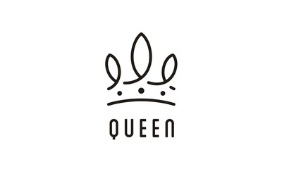 Crown Queen King Prince Princess  Royal logo design inspiration