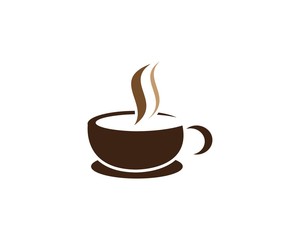 Coffee cup Logo Template vector icon design