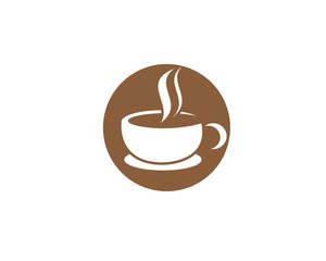 Coffee cup Logo Template vector icon design