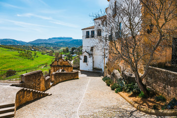 Fototapeta na wymiar a beautiful view from the old town, Ronda, Spain