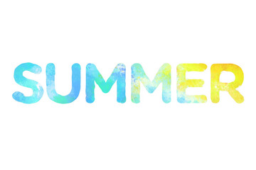 SUMMER in watercolors