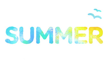 SUMMER in watercolors