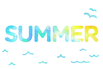SUMMER in watercolors