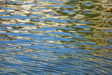 The smooth water as an abstract background