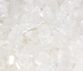 White granulated sugar as a background