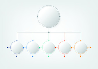 Business infographic template with 5 options, Abstract elements diagram or processes, Vector business template for presentation.Creative concept for infographic.
