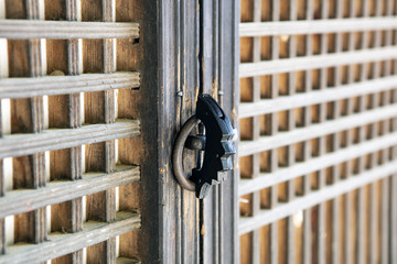 Door lock of Korean house