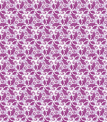 Floral ornament. Seamless abstract classic background with flowers. Pattern with repeating elements