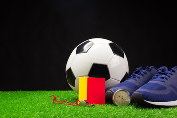 Plakat Football boots and ball