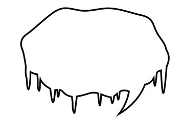 Bocadillo blanco de frialdad.