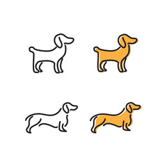 Dog logo template