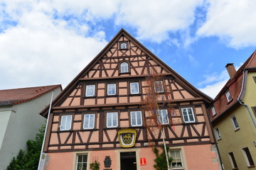 Rathaus von Langenburg in Baden-Württemberg