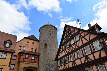 Das Stadttor von Langenburg in Baden-Württemberg 