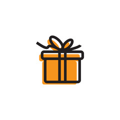 Gift box icon template