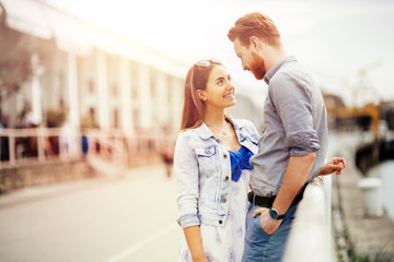 Beautiful happy couple