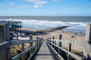 Fototapeta premium Stairs to beach