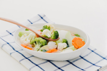Healthy food. Vegetable mix. Studio Photo