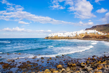 Fototapeta na wymiar Scenic village San Felipe on Tenerife Island, Canary Islands, Atlantic Ocean, Spain