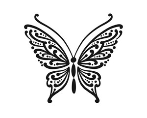 Obraz na płótnie Canvas Ornate butterfly for your design