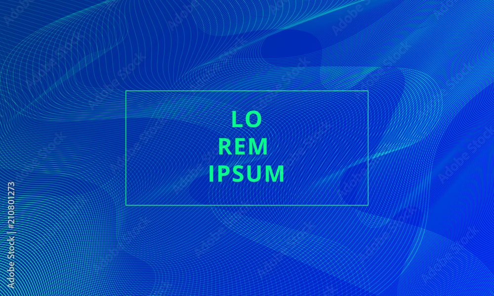 Poster abstract template lines pattern blend shape.