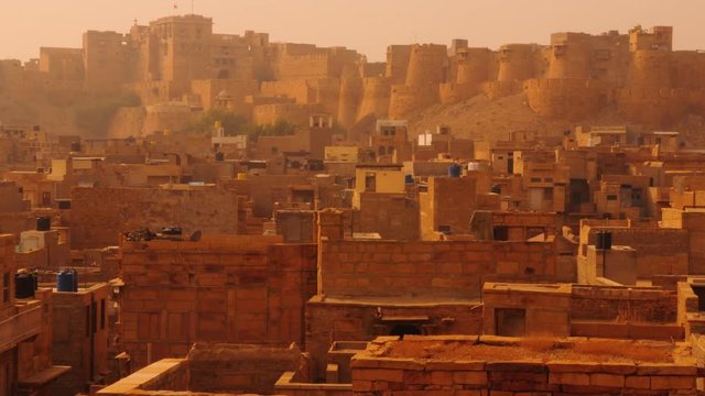 jaisalmer fort time lapse, india