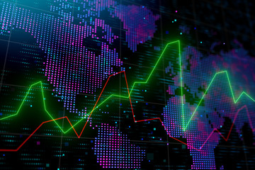 International business and finance concept