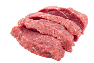 Meat fresh isolated on a white background