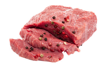 Meat fresh isolated on a white background