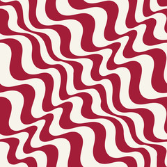 abstract wavy stripes seamless pattern