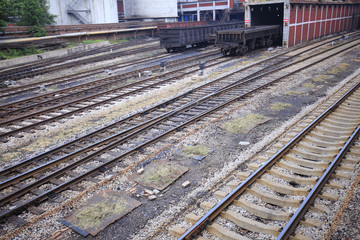 Freight train tracks