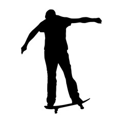 skateboard freestyle trick