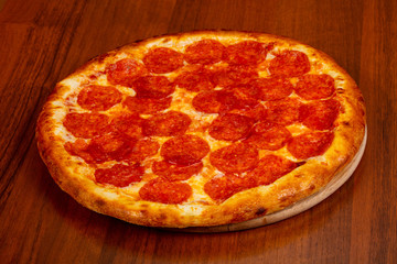 Pizza Pepperoni with sausages