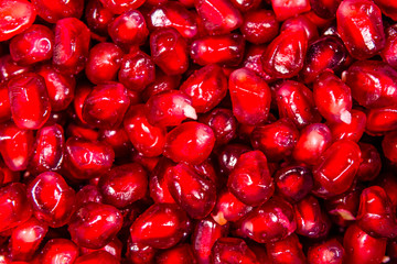 Texture of the garnet seeds for the background