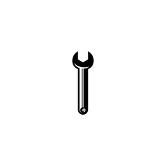 Wrench icon repair tool equipment vector illustration symbol pictogram