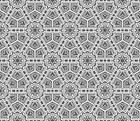 decorative geometric seamless pattern. vector illustration. for interior design, wallpaper, invitation.