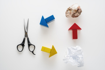Rock, Scissors, Paper.