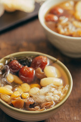 Ching bo leung - asian sweet dessert can be found easily by the street in Chinatown.