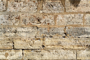 Ancient stone wall.
