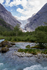 Fototapeta na wymiar Gletscher Norwegen