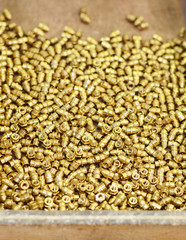 macro gold background