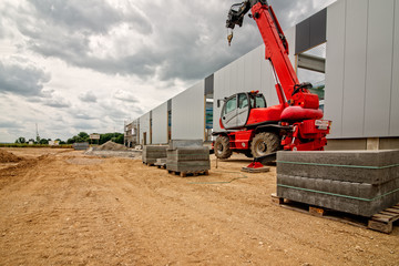 industriehalle baustelle