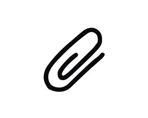 paper clip icon design illustration,hand drawn style design, designed for web and app