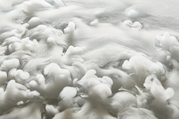 Abstract background of clouds made of smoke from dry ice 